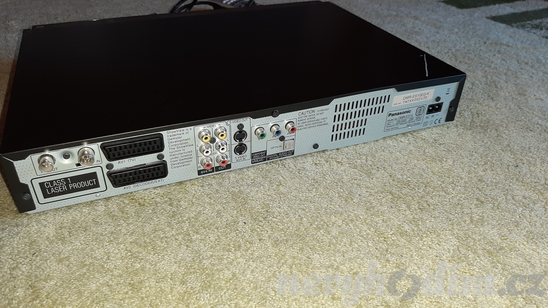 Panasonic DMRES10 DVDRecorder Online inzerce zdarma, prodávej